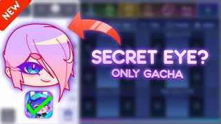 Secret eye in gacha club 👀✨  unpopular aesthetic eye hack [upl. by Ennairek622]