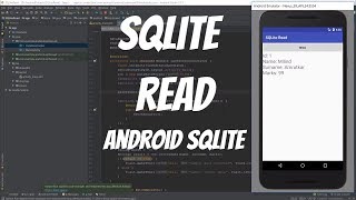 Android SQLite Tutorial 62  SQLite Read [upl. by Ahsinut]