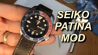 Seiko Patina Mod Using Coffee [upl. by Karissa778]