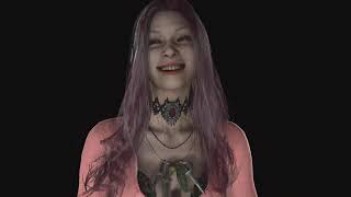 Bela Dimitrescu Pink Dress With Human Face And Pink Long Hairs Model Viewer Resident Evil 8 [upl. by Nicholl]