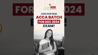 Start Your ACCA Journey with Our New Batch amp Ace Your December Exam  ACCA Exam in India  FinTram [upl. by Litsyrk646]