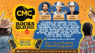 CMC Rocks QLD 2025 with Cody Johnson Jon Pardi Thomas Rhett amp More [upl. by Madi850]