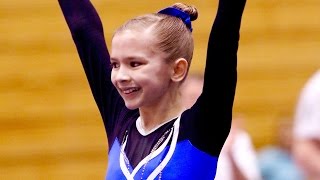 First Time Landing the Yurchenko Vault in Competition  Emily Gittemeier 2016 Level 8 [upl. by Nomis]