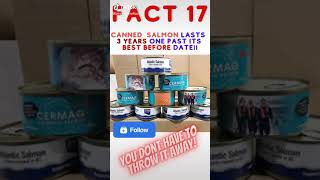 Canned Salmon Shelf Life The Truth You NEED to Know stopfoodwaste foodfacts savemoney [upl. by Esch]