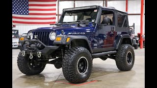 2003 Jeep Wrangler Rubicon For Sale  Walk Around [upl. by Emoryt752]