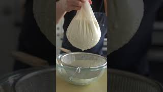 This Is How To Turn Yogurt Into Cheese Labneh Recipe [upl. by Odlavu]