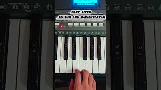 PAST LIVES  PIANO TUTORIAL 🎹🎹  SLUSHII SAPIENTDREAM [upl. by Ecital]