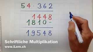 Schriftliche Multiplikation [upl. by Ava]