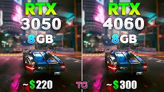 RTX 3050 vs RTX 4060  Test in 10 Games [upl. by Wallis924]