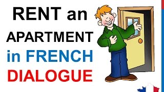 French Lesson 61  Rent an apartment or a house  Formal Dialogue Conversation  English subtitles [upl. by Uke449]