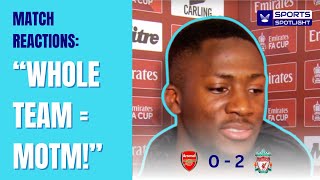 Ibrahima Konaté on Liverpools win against Arsenal  Arsenal 02 Liverpool  FA Cup 3rd Round [upl. by Livingston]