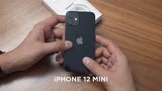 iPhone 12 mini unboxing  aesthetic asmr  size  camera comparison vlog test [upl. by Nohsar]