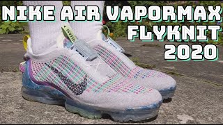 NIKE VAPORMAX 2020 FLYKNIT REVIEW  On feet comfort weight breathability and price review [upl. by Aitnahs]