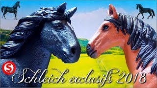 Colis°13 Les chevaux Schleich exclusifs 2018 [upl. by Zampardi62]