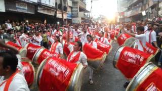 Vighnaharan Dhol Pathak Nashik  Nashikcha raja Visarjan 2016 [upl. by Konstantin]