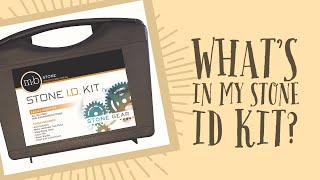 What is in My MB Stone ID Kit® [upl. by Dilks859]