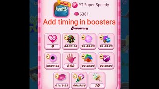 Candy Crush Tricks 2024  how to Add Timing in boosters  candy crush Tricks [upl. by Hyatt]