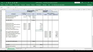 Bulletin de paie Excel  Méthode de calcul [upl. by Nibbor]