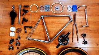 DREAM BUILD BIKE  vintage bianchi  road bike restoration project [upl. by Enhpad405]