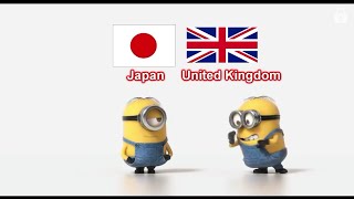 Japanese police cars vs United Kingdom police cars [upl. by Lilak859]