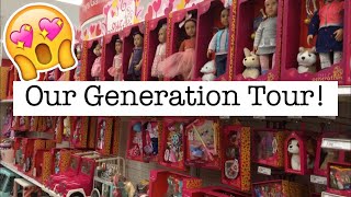 MASSIVE Our Generation Toy Tour I Dolls and Accessories [upl. by Hgielac]