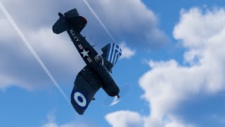 War Thunder SIMVR  Nice Duel with GREEKAIRFORCE Ki84 hei vs F4U4B [upl. by Gui627]