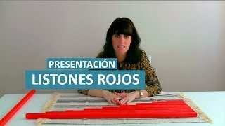 Presentación de los Listones Rojos Montessori en casa [upl. by Etteiluj]