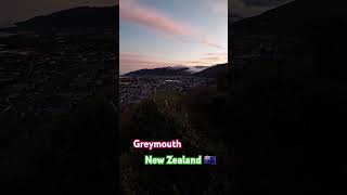 Greymouth newzealand Greymouth sunrise peace nature day roadtrip town travel explore [upl. by Aynot]