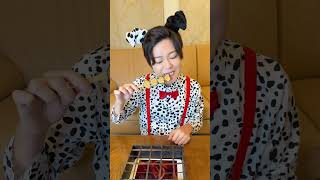 PRESENT SOMEONE WITH A HEART SHAPED CARDBOARD YAKITORI！asmr [upl. by Win]