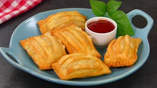 Cheesy Chicken parcel Recipe by Tiffin Box  Easy Chicken Snacks for kids lunch box iftar recipe [upl. by Hgielra]