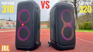 JBL Partybox 310 VS JBL Partybox Stage 320 SOUND TEST  CRAZY PERFORMANCE IN BASS amp HIGHS [upl. by Eisen953]