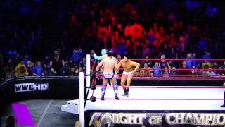 WWE12 Night of Champions Sims  Miz vs Cody vs Sin Cara vs Rey IC Title Match pt2 [upl. by Ennayr]