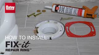 Replacing a broken toilet flange in a cement floor [upl. by Alyakam709]