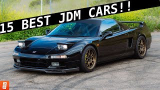 Top 15 BEST JDM Sports Cars Of All Time [upl. by Ayim204]