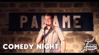 How to speak fake French  Thomas Bachman  French Fried Comedy Night [upl. by Burck]