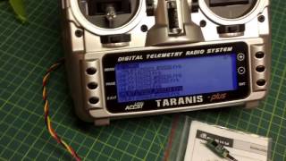 Flashing Optional Firmware To The XM With Your FrSky Taranis X9D Plus [upl. by Eraste]