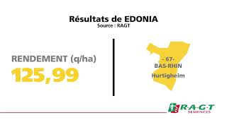 RAGT Semences  résultats récolte maïs grain  EDONIA ALSACE [upl. by Downe]