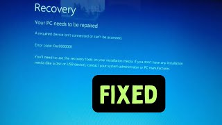 How To Fix Error Code 0xc000000f On Windows 11 [upl. by Hildegard]