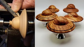 Woodturning  UFO Opener [upl. by Alleacim]