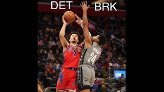 NETS VISUAL EP 79  PISTONS  NETS 11324 PLAY BY PLAY COMMENTARY AND MORE [upl. by Ecydnak]