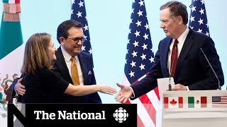 Canada Mexico and US edge closer to NAFTA agreement [upl. by Haleemaj543]