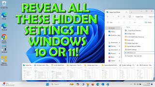 How To Reveal All These Hidden Settings in Windows [upl. by Nnaj506]