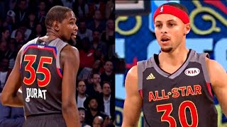 Warriors 2017 AllStar Game Statlights  K Durant S Curry D Green amp K Thompson [upl. by Bray]