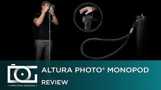 REVIEW  Monopod For DSLR Cameras 67quot Extendable  By Altura Photo® [upl. by Carisa]