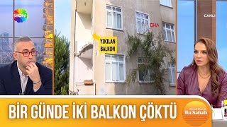 Balkon çöktü bina mühürlendi [upl. by Opportuna]