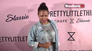 Christina Milian PrettyLittleThingcom PLT Shape Launch party in LA [upl. by Glanti283]