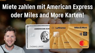 Miete zahlen mit Kreditkarte und Meilen sammeln  SchrittfürSchrittAnleitung Miles and More Amex [upl. by Ennayk]