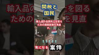 【気になる案件】にフォーカス 関税と国民２ 国民 関税 [upl. by Aicinet]