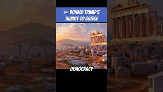 TRUMP’s tribute to birthplace of DEMOCRACY amp Greek philosophy [upl. by Eniawd973]