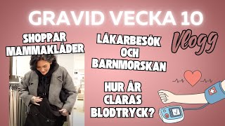 GRAVID VECKA 10 vlogg [upl. by Cherise]